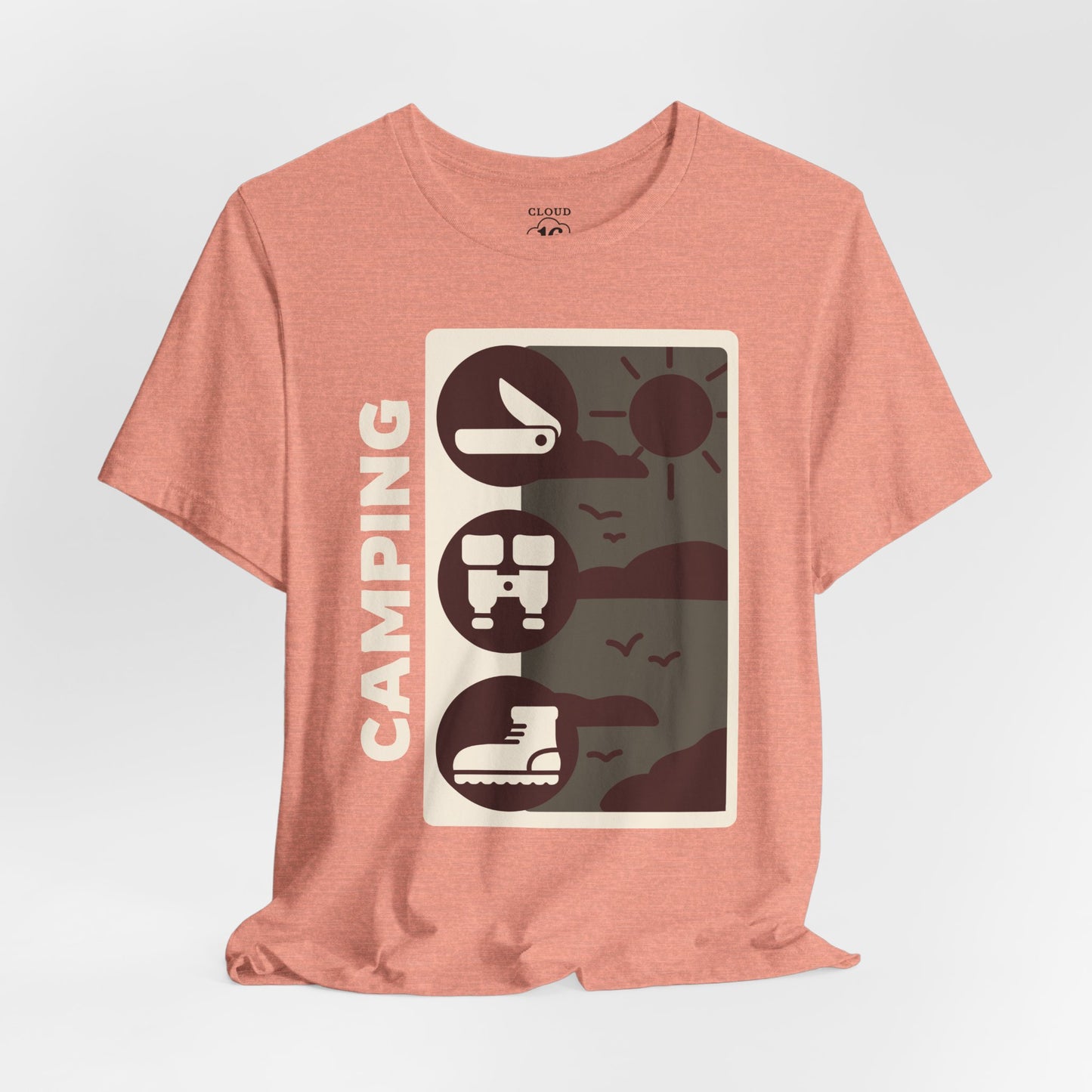 Adventure Awaits Camping T-Shirt - Unisex Outdoor Nature Lover Tee