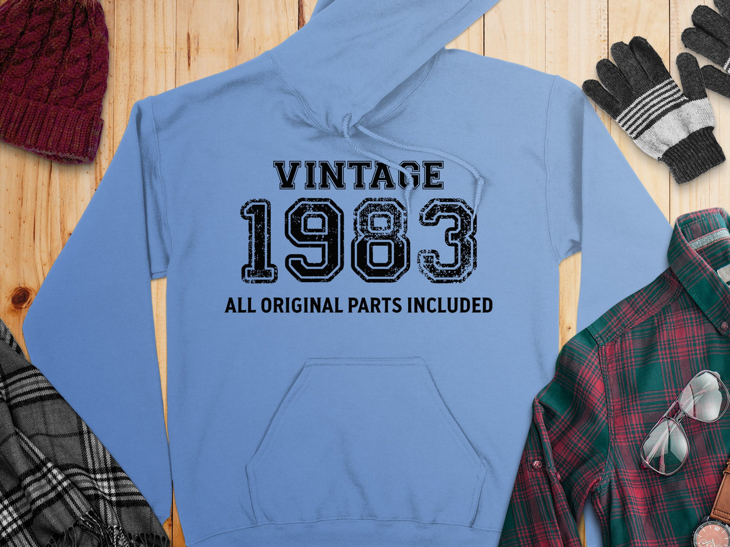 Vintage 1983 All Original Parts Included Hoodie