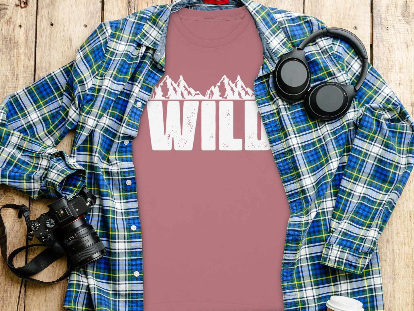 Wild Graphic Tee for Outdoor Adventure Enthusiasts