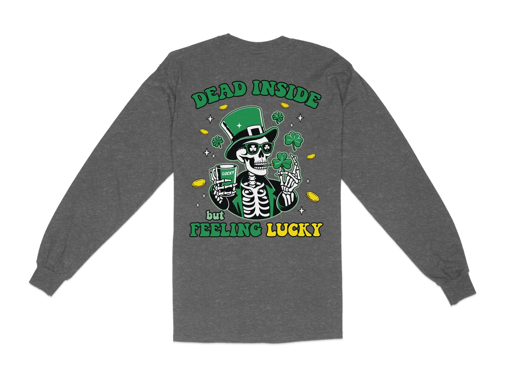 Scrappy Malone's Bar, Unique Design, Other Products, Bar Decor, Irish Theme, Lucky Clover Design, St Patricks Day Gift, Green, Circle T-Shirt - Scrappy Malone's Bar 100-Proof Humor - Cloud 16 Clothing Co.