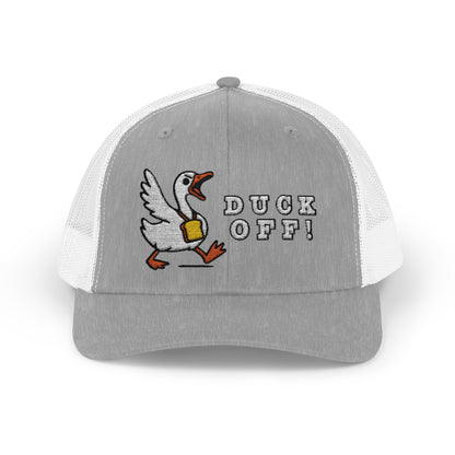Duck Snapback Trucker Hat - Funny Wildlife Cap for Outdoor Enthusiasts