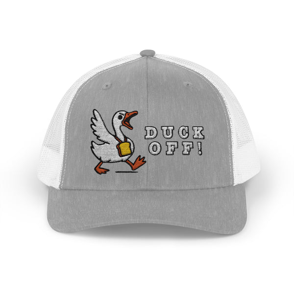 Duck Snapback Trucker Hat - Funny Wildlife Cap for Outdoor Enthusiasts
