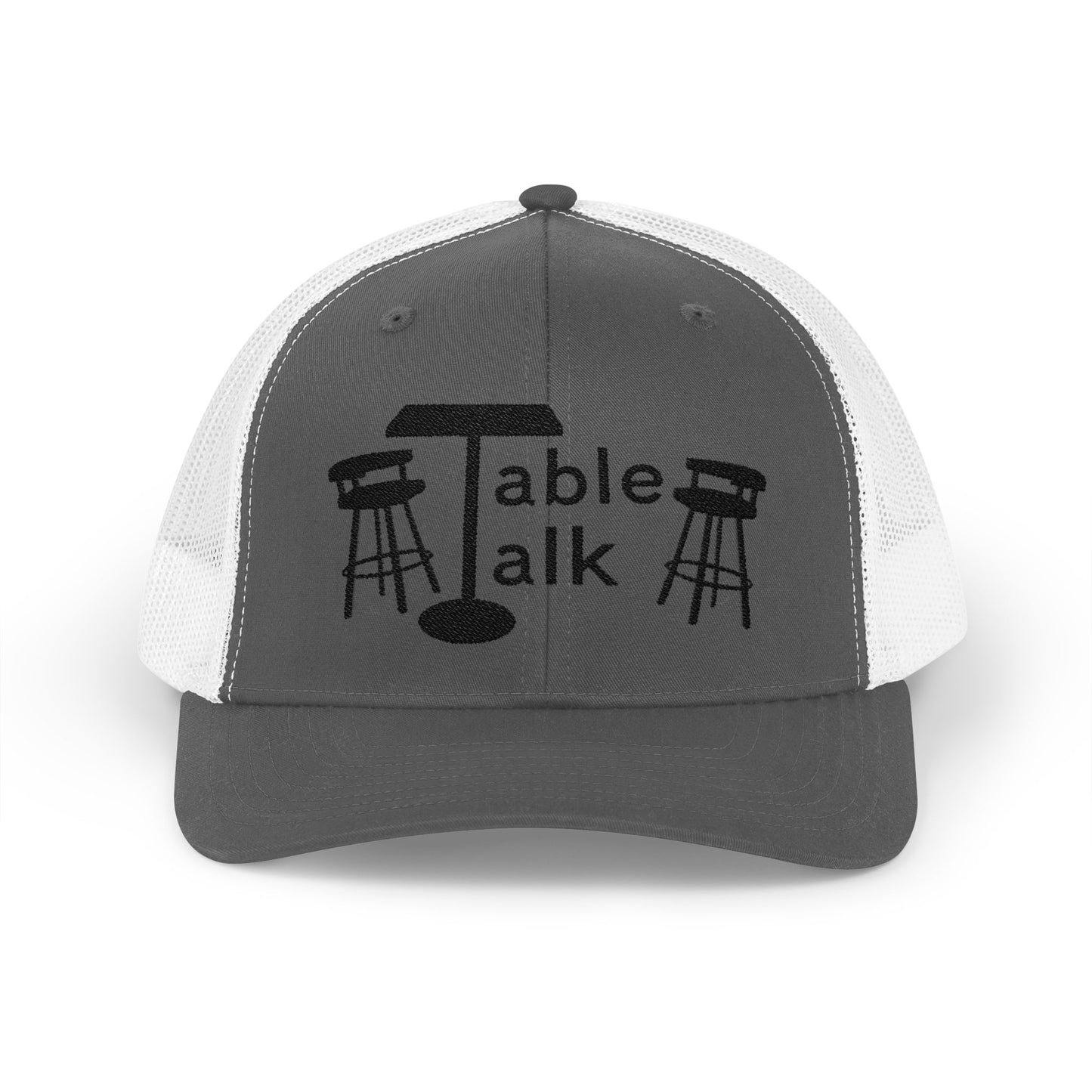 Table Talk Logo Embroidered Snapback Trucker Cap