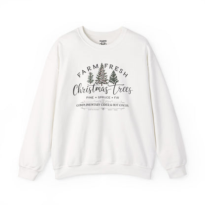 Farm Fresh Christmas Trees Crewneck Sweatshirt
