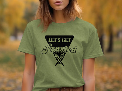 Let's Get Roasted Marshmallow Roasting Sticks T-Shirt T-Shirt - Outdoor & Adventure Collection - Mile Marker 16 Gear by Cloud 16 Clothing Co.