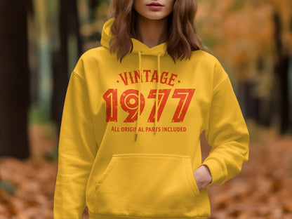 Vintage 1977 All Original Parts Included Hoodie