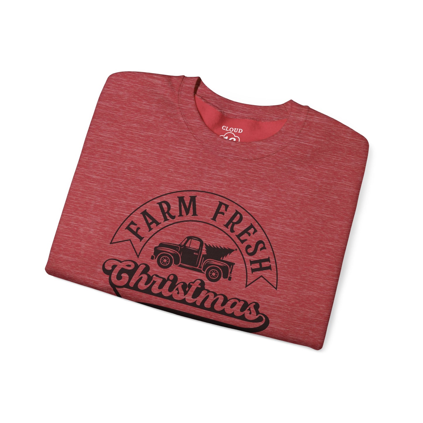 Farm Fresh Christmas Trees Sweatshirt - Festive Holiday Crewneck