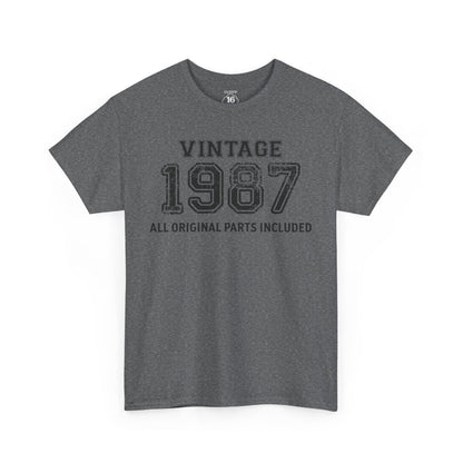 Vintage 1987 Retro T-Shirt - Premium Unisex Cotton Tee