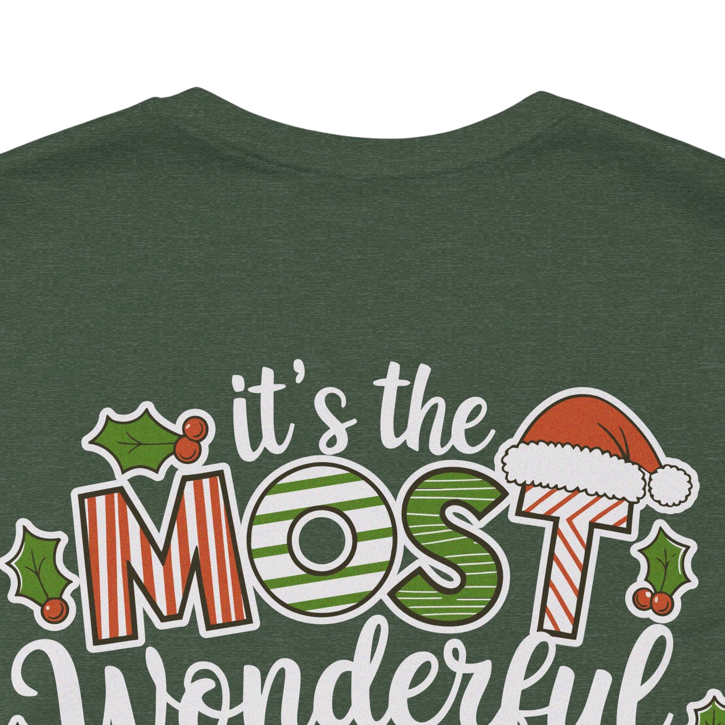 Scrappy Malone's Bar Christmas Tee — "It's the Most Wonderful Time for a Beer"