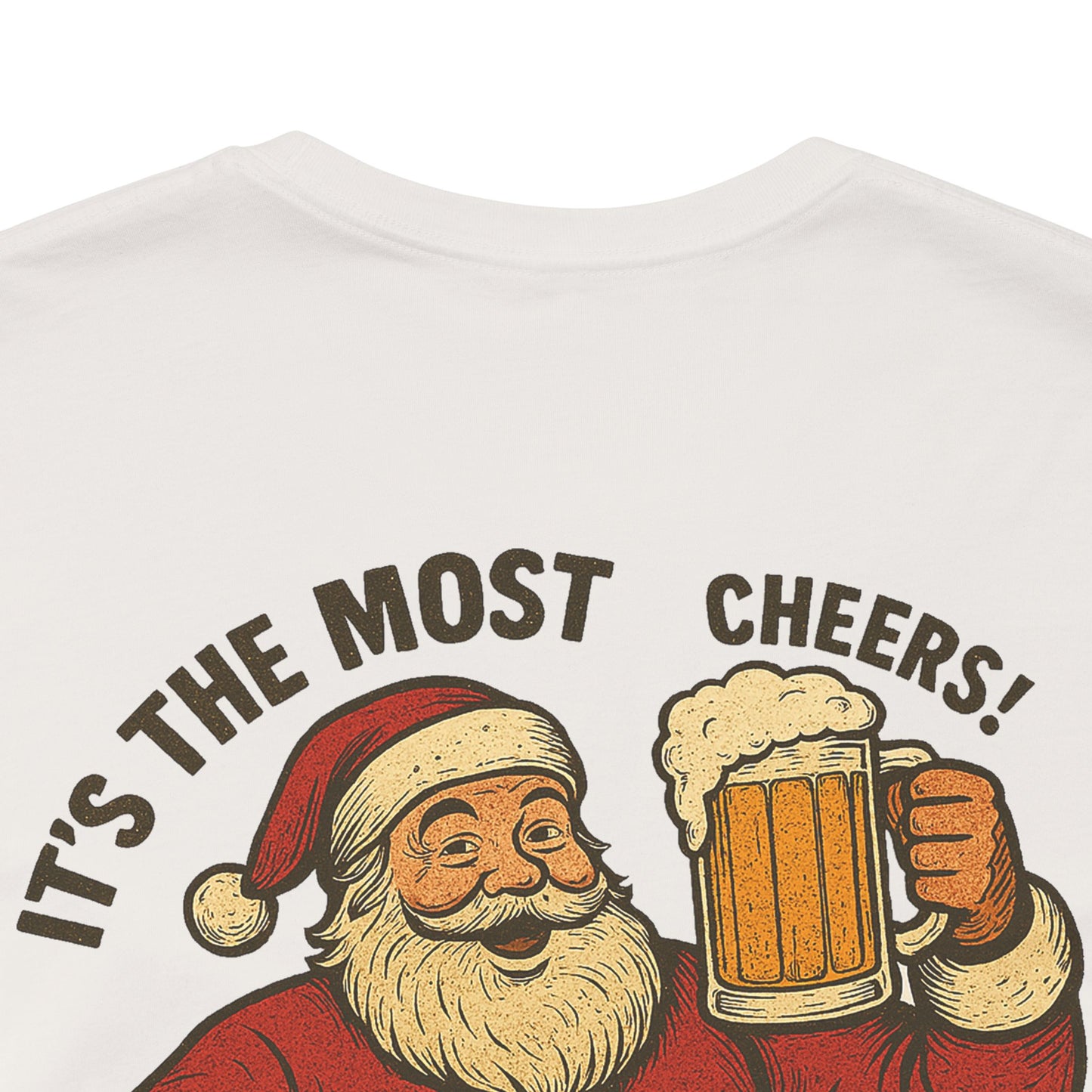 Scrappy Malone's Bar Christmas Tee — "It's the Most Wonderful Time for a Beer"