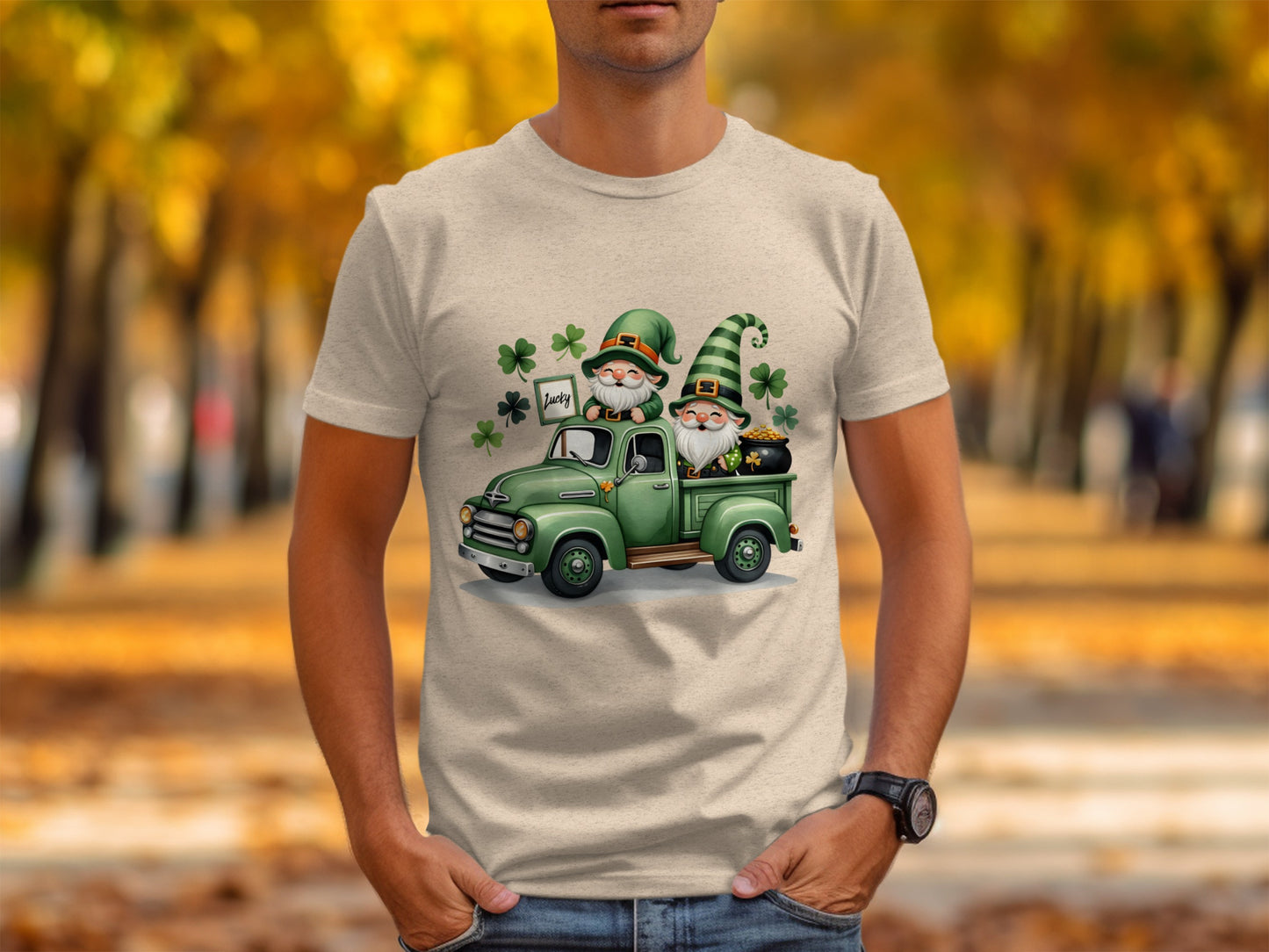 Lucky Leprechaun Truck St. Patrick's Day T-Shirt