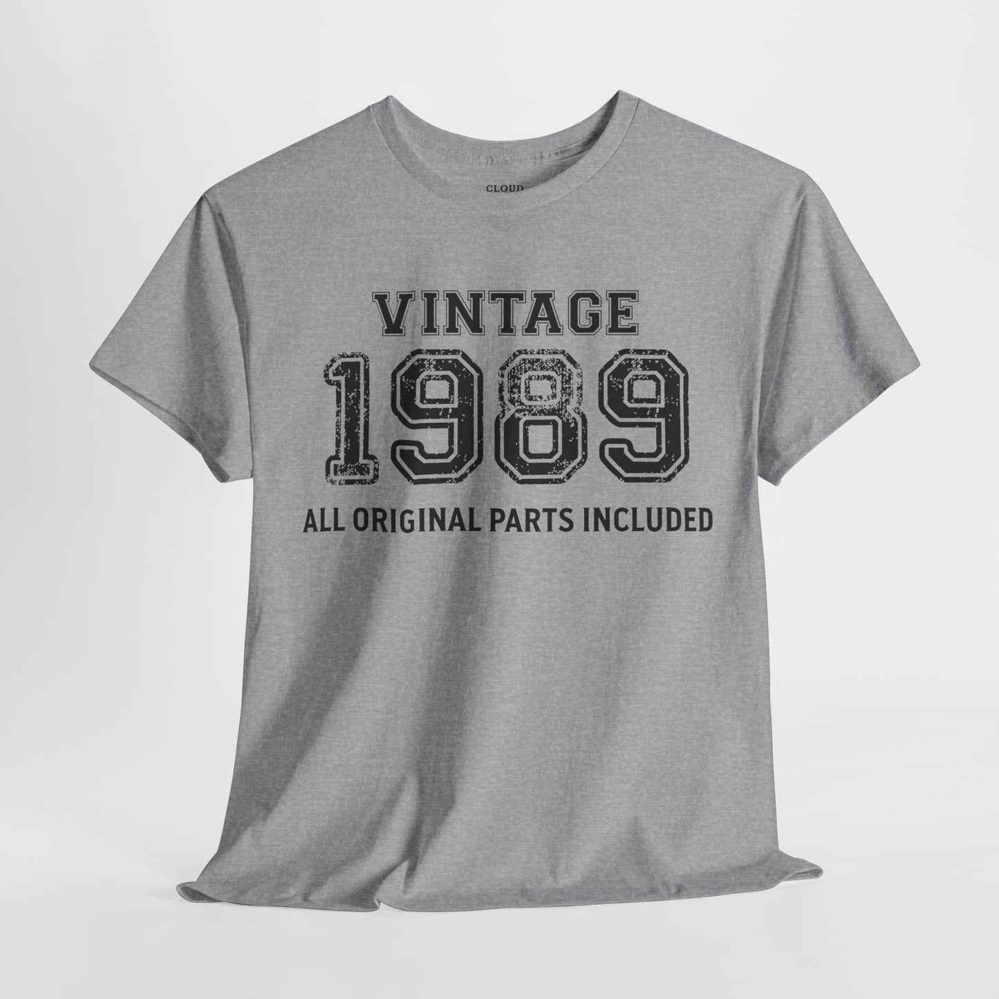 Vintage 1989 Retro T-Shirt - Premium Unisex Cotton Tee