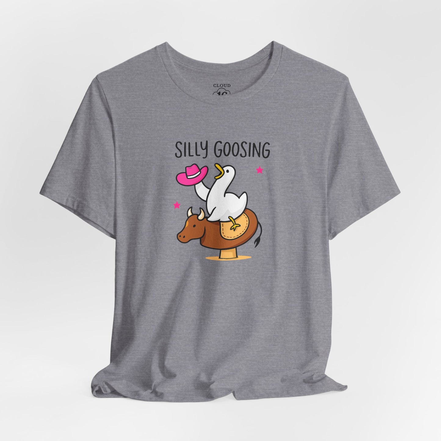 Silly Goosing Women's Tee - Funny Animal Graphic T-Shirt
