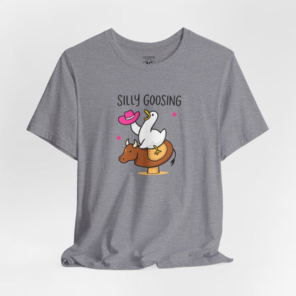 Silly Goosing Women's Tee - Funny Animal Graphic T-Shirt