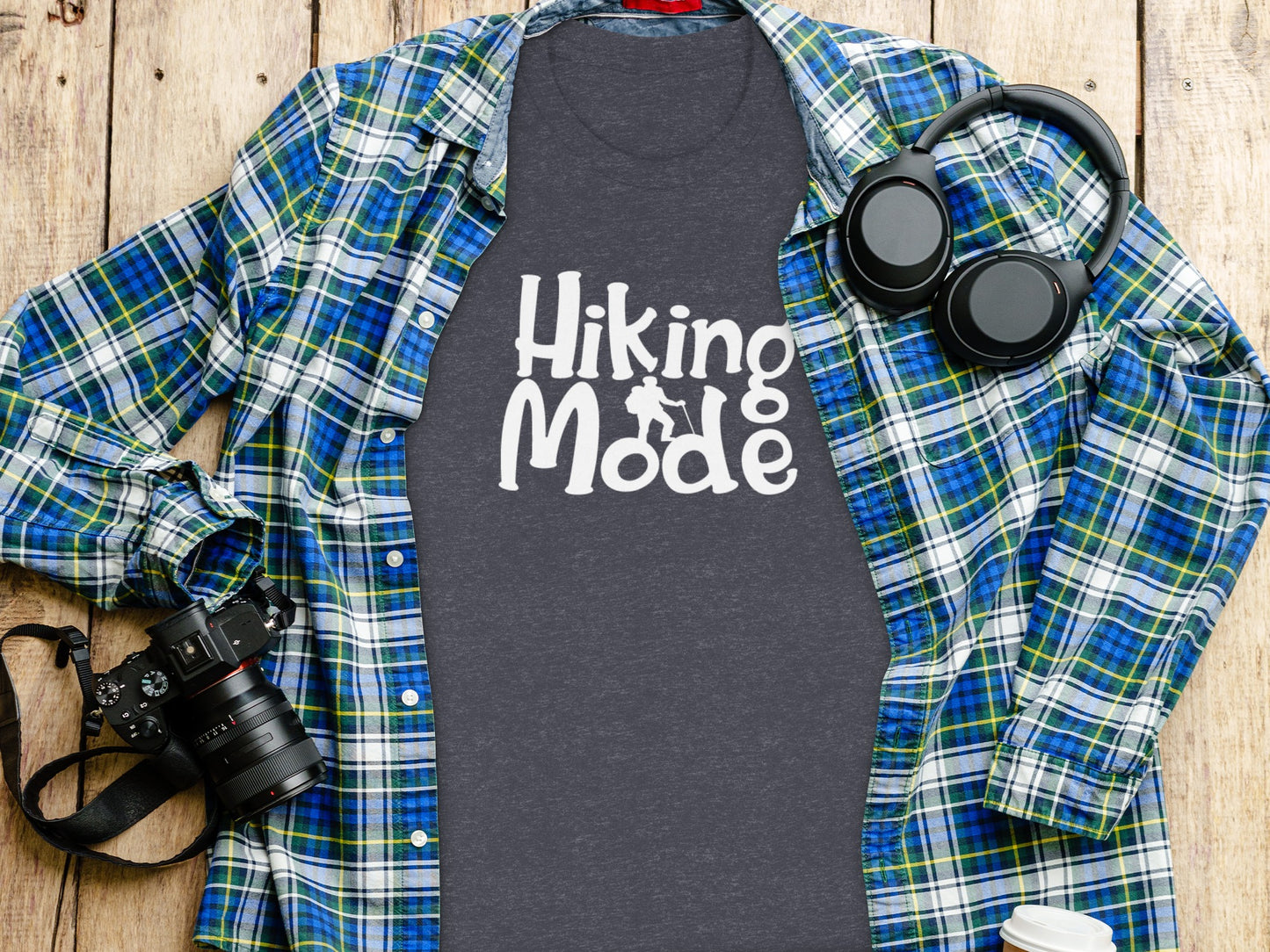 Hiking Mode Funny Outdoor Adventure Hiker Nature T-Shirt T-Shirt - Outdoor & Adventure Collection - Mile Marker 16 Gear by Cloud 16 Clothing Co.