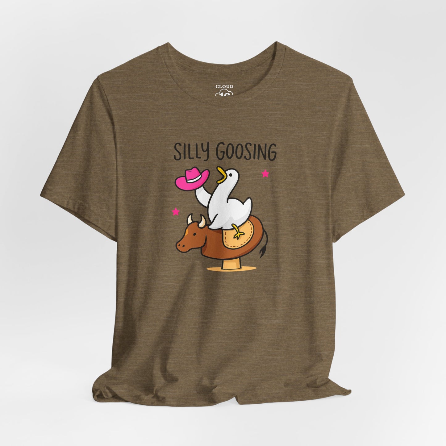 Silly Goosing Women's Tee - Funny Animal Graphic T-Shirt
