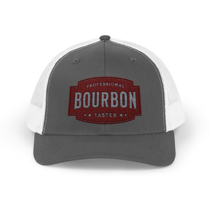 Premium Bourbon Lover Snapback Hat - Embroidered Trucker Cap for Men