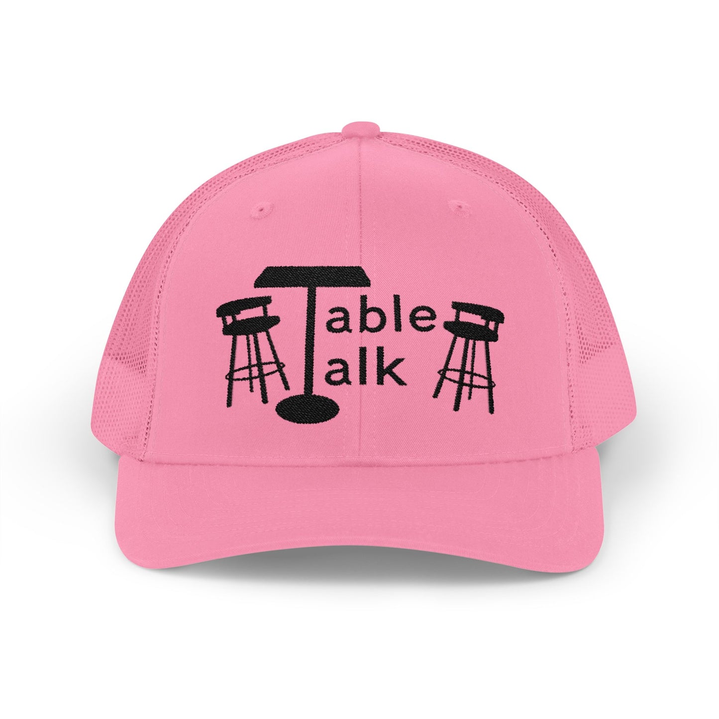 Table Talk Logo Embroidered Snapback Trucker Cap