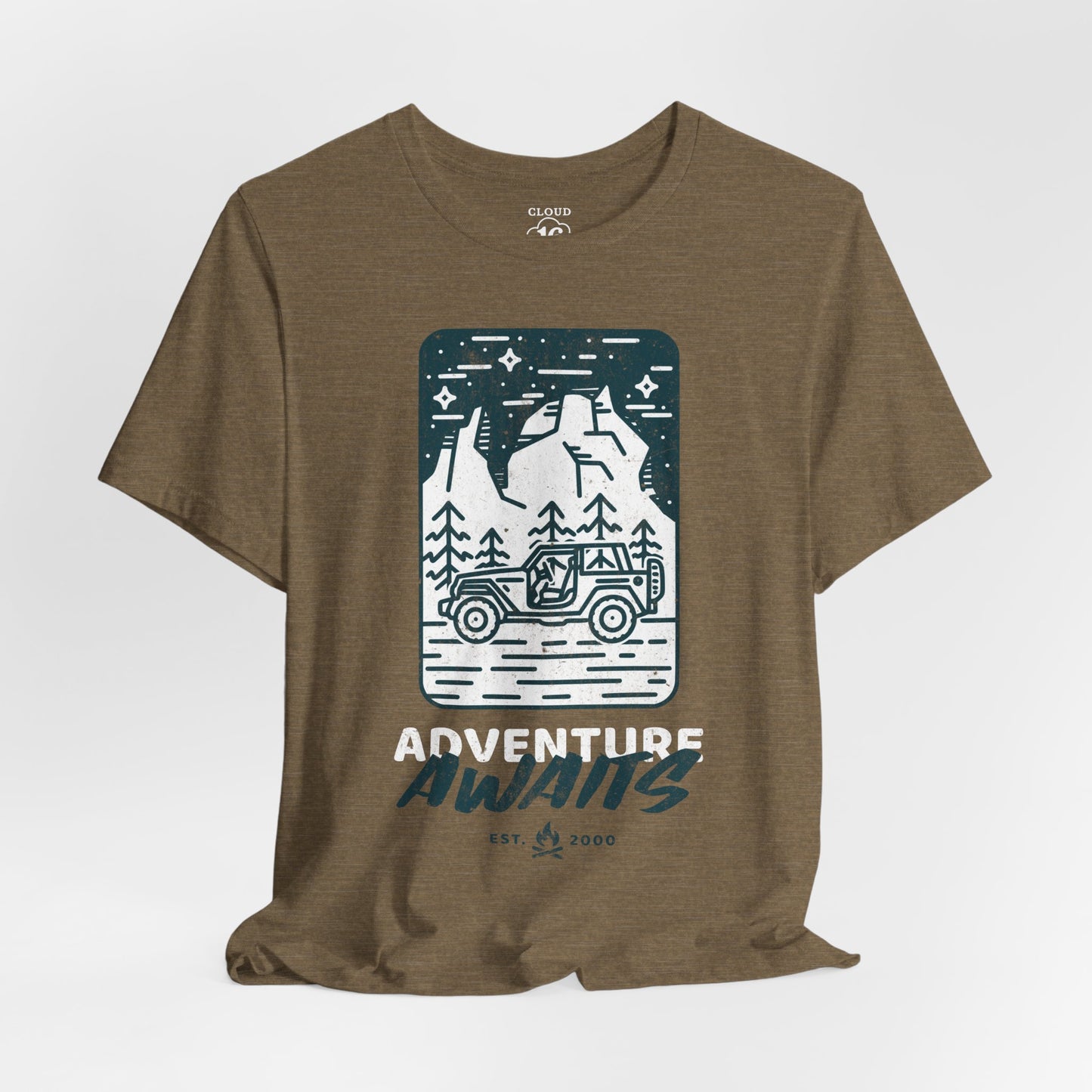 Adventure Awaits Unisex T-Shirt - Premium Outdoor Travel Tee for Explorers