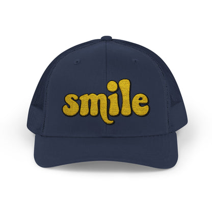 Sparkling Smile Snapback Trucker Cap - Premium Summer Hat for Festivals & Everyday Wear