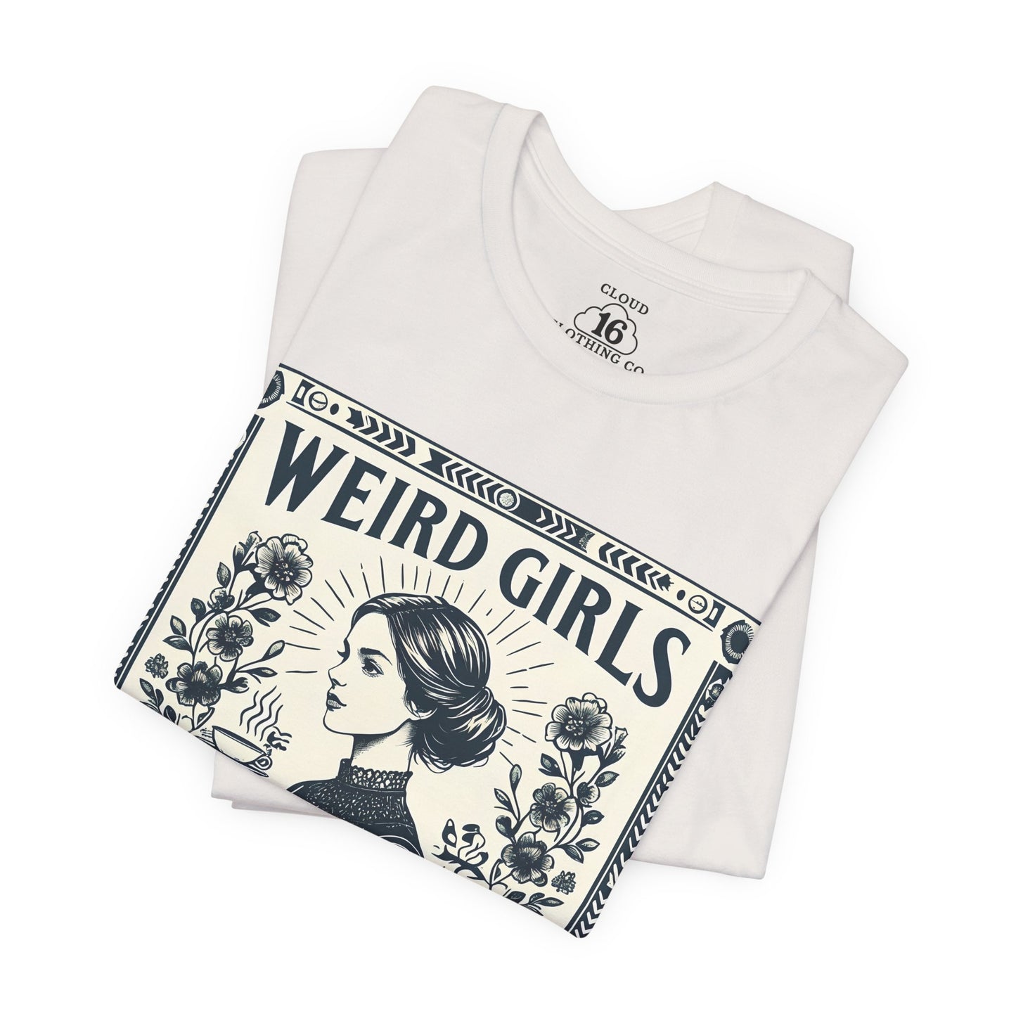 Weird Girls Club Vintage T-Shirt - Feminist Graphic Tee for Women