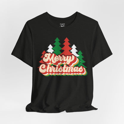 Retro Merry Christmas Tee - Vintage Holiday Unisex T-Shirt