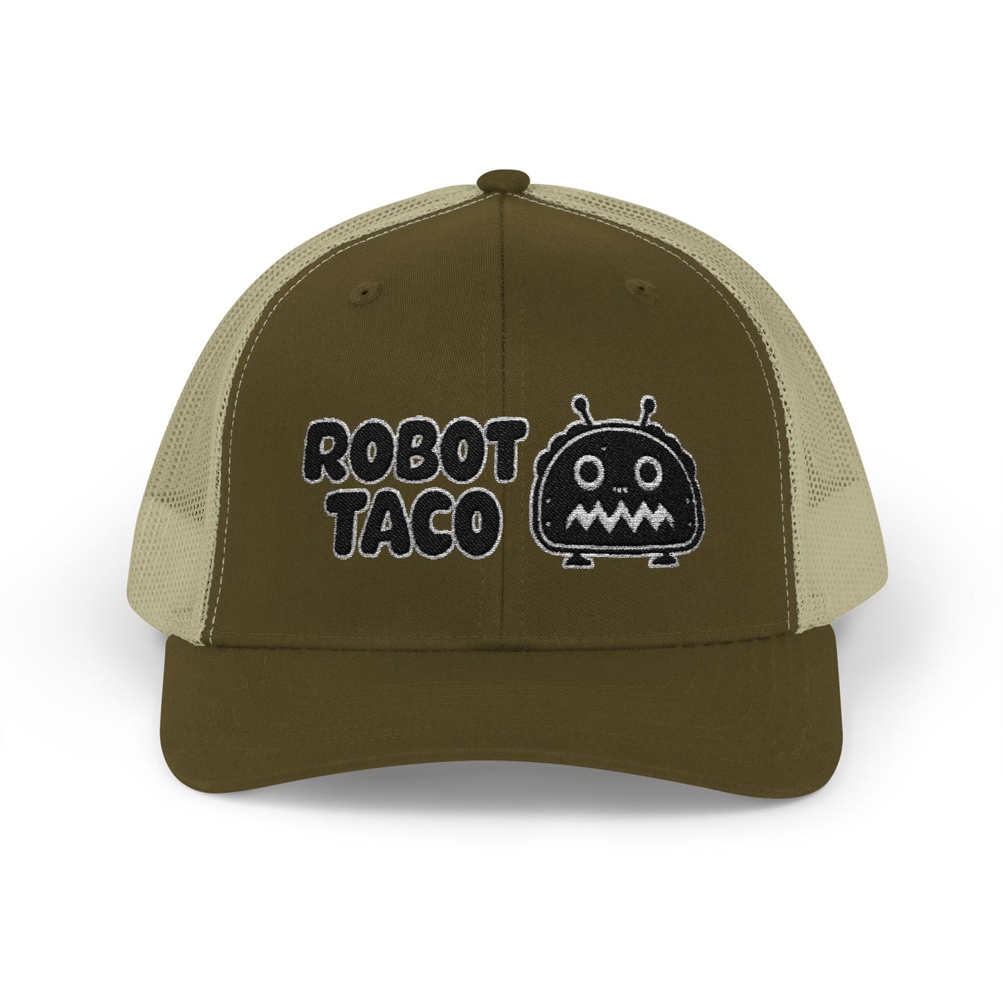 Robot Taco Snapback Trucker Cap - Fun Mesh Hat for Taco Lovers