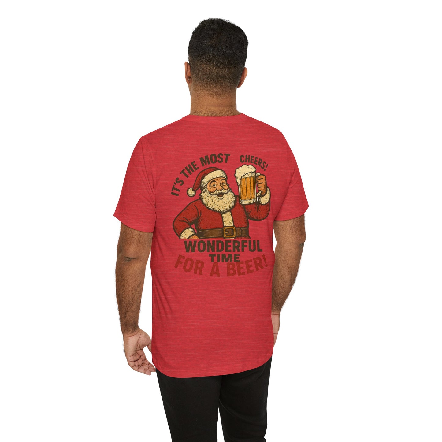 Scrappy Malone's Bar Christmas Tee — "It's the Most Wonderful Time for a Beer"