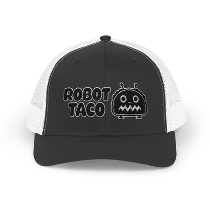 Robot Taco Snapback Trucker Cap - Fun Mesh Hat for Taco Lovers