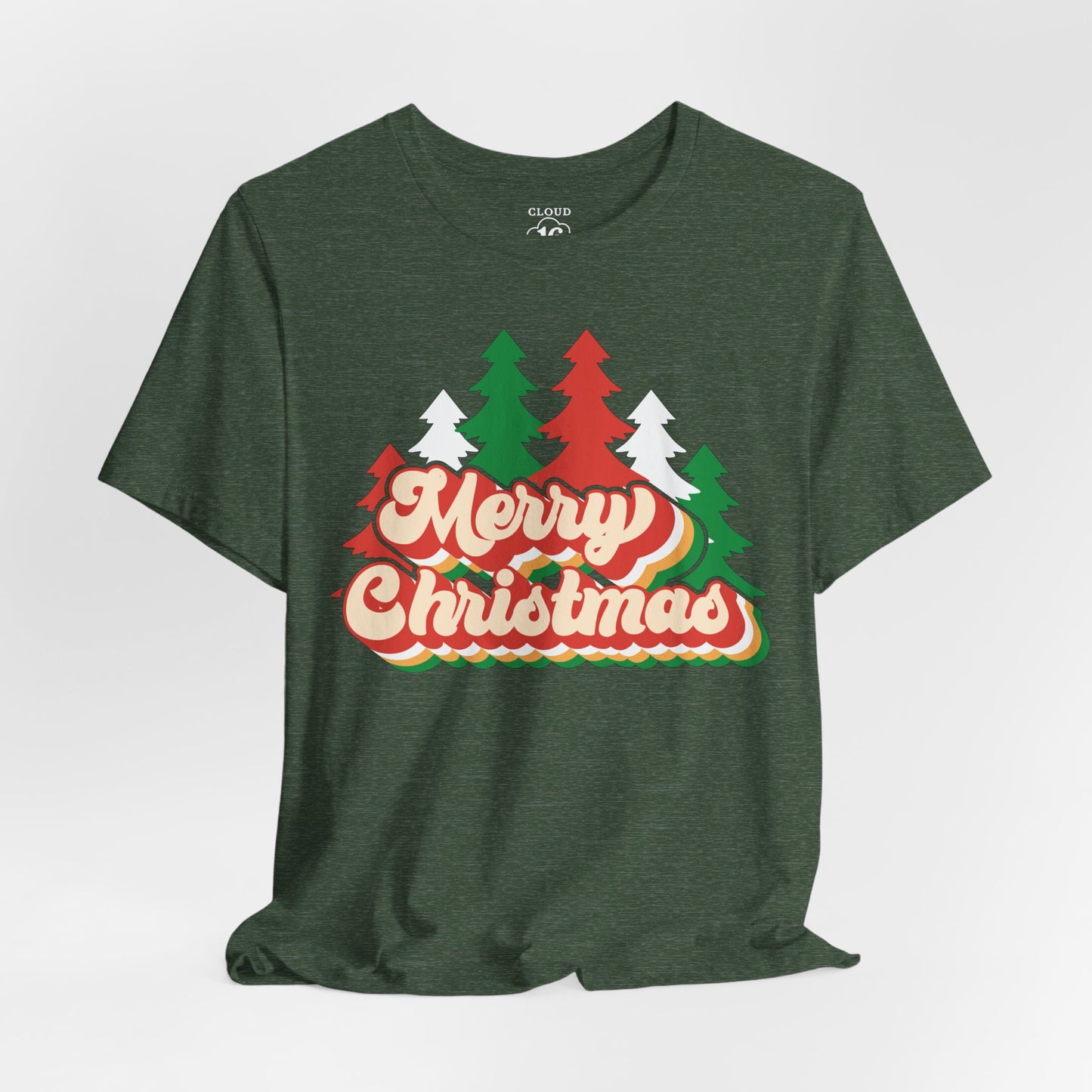 Retro Merry Christmas Tee - Vintage Holiday Unisex T-Shirt