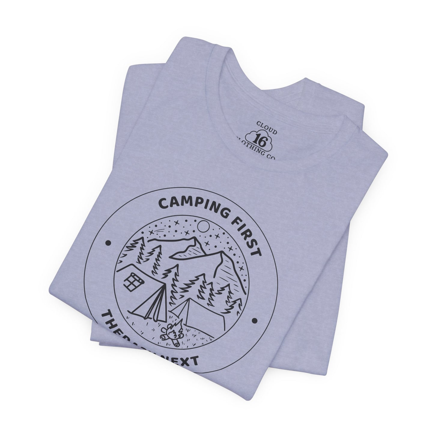 Camping Therapy Unisex T-Shirt - Nature Lover Gift for Outdoor Adventures