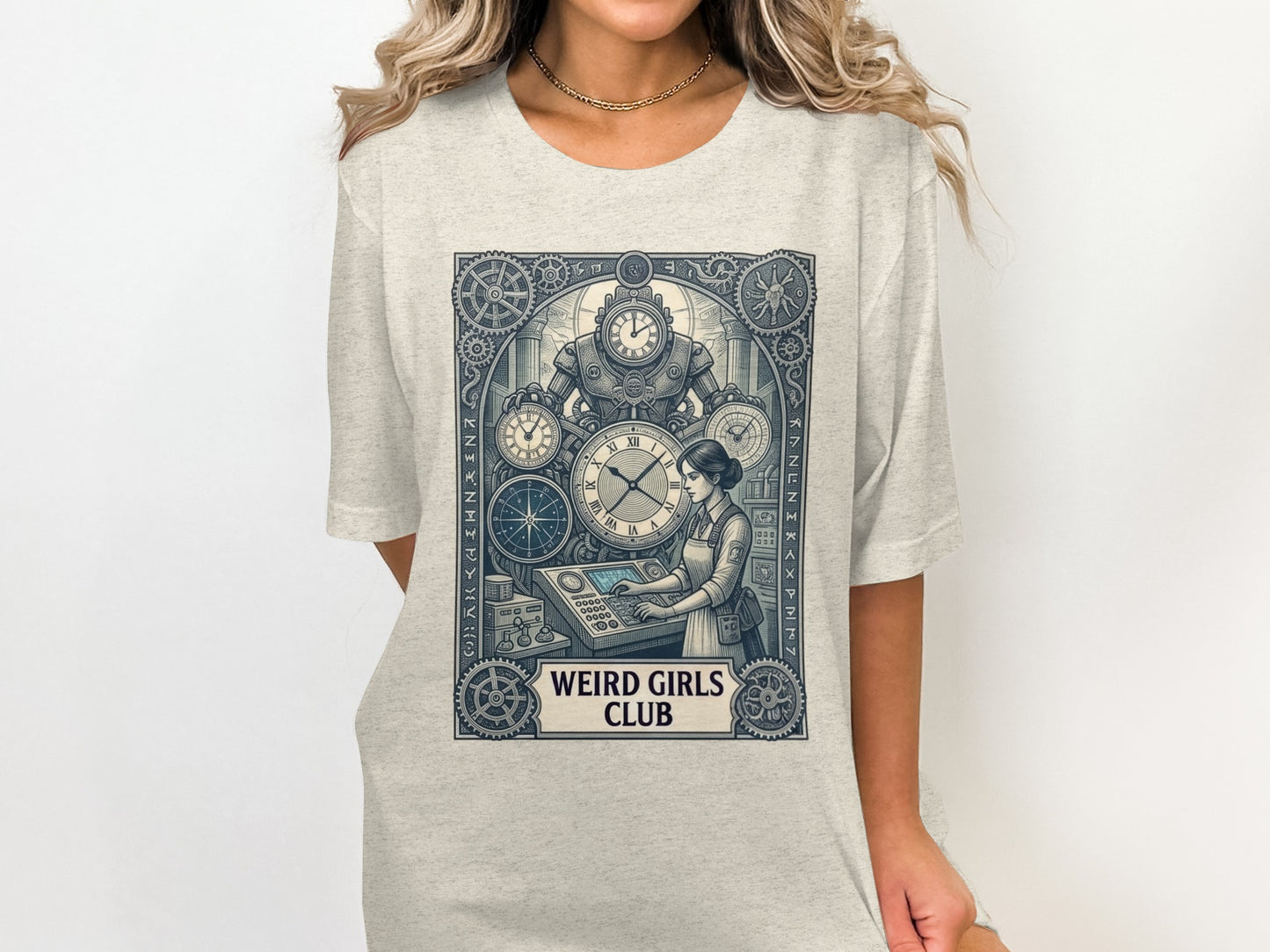 Weird Girls Club Steampunk Inventor T-Shirt - Black Label Series