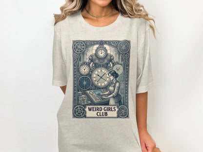 Weird Girls Club Steampunk Inventor T-Shirt - Black Label Series