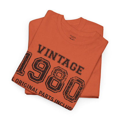 Vintage 1980 Retro T-Shirt - Premium Unisex Cotton Tee