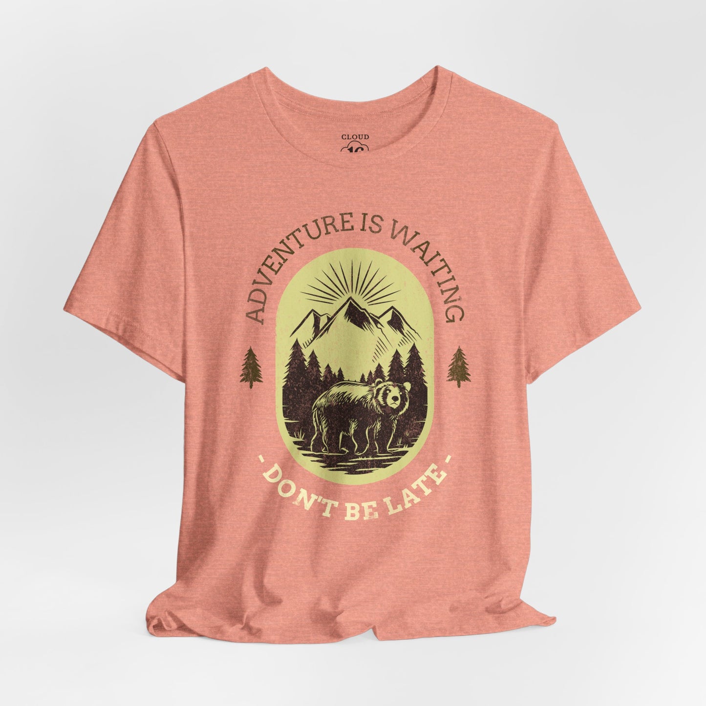 Adventure is Waiting Unisex Tee - Nature Lover Wilderness Hiking Shirt