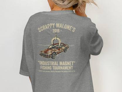 Scrappy Malone's 2016 Industrial Magnet Fishing Tournament graphic.