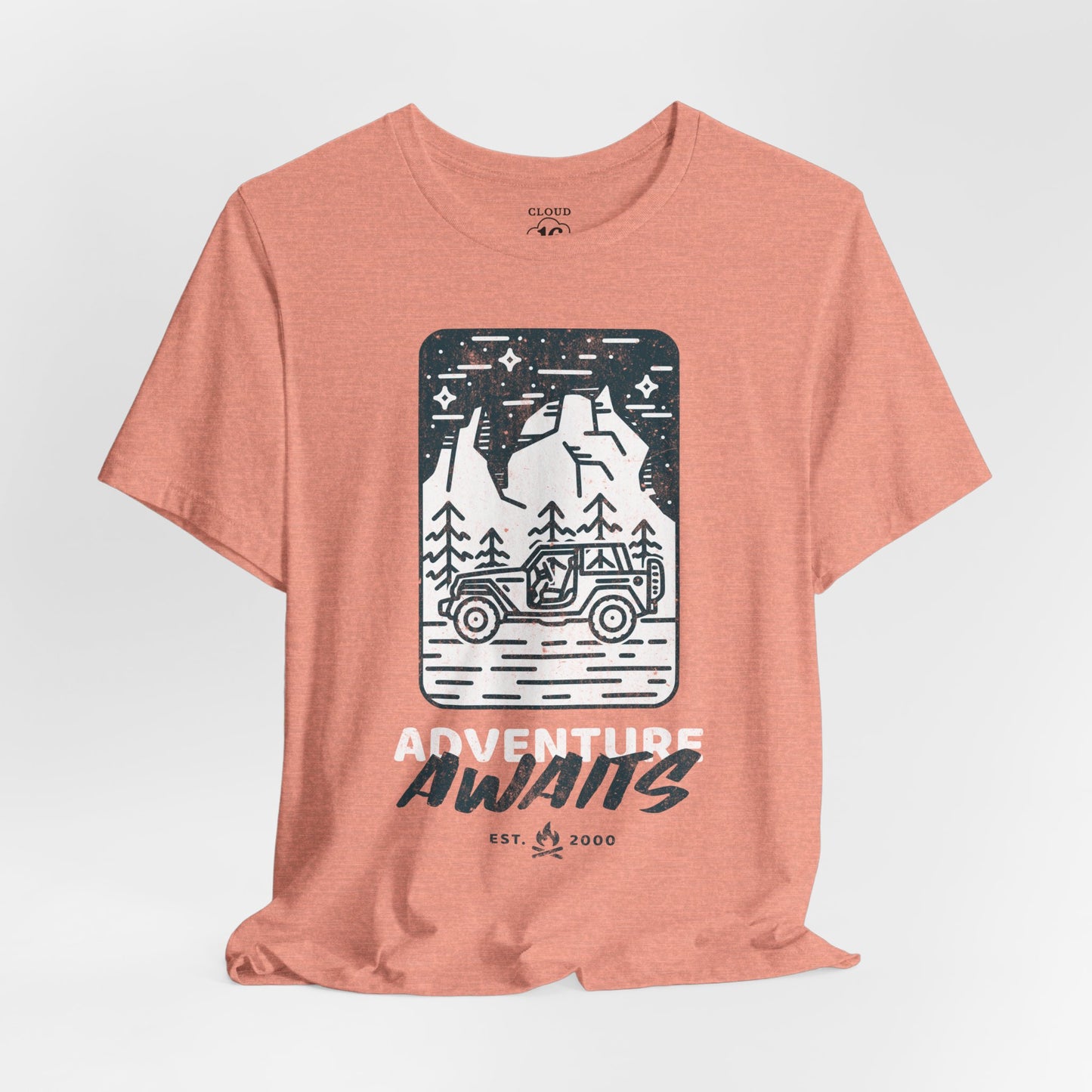 Adventure Awaits Unisex T-Shirt - Premium Outdoor Travel Tee for Explorers
