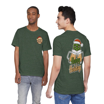 Scrappy Malone's Bar 'Hoppy Holidays' Christmas Tee