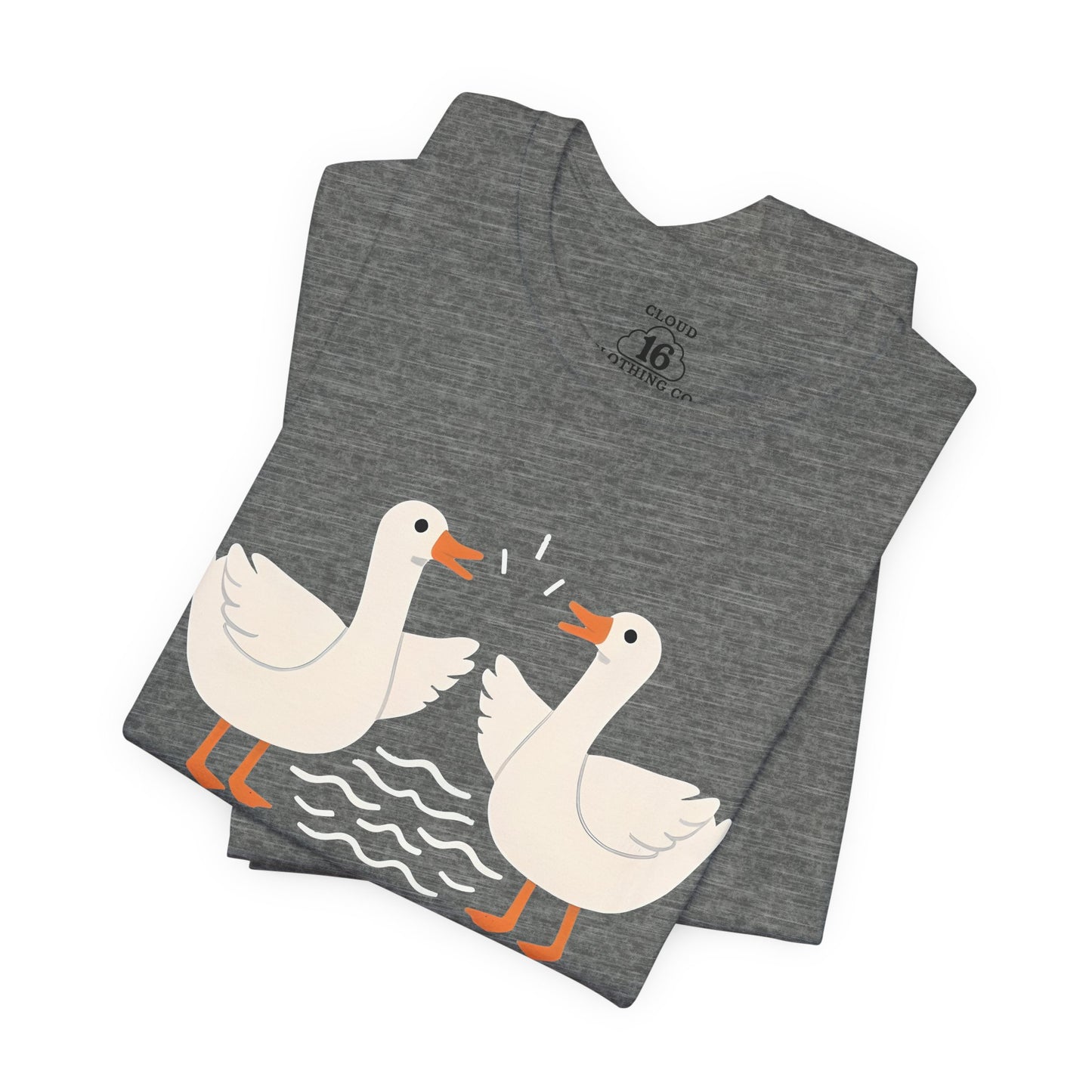 Goose Bumps Funny T-Shirt - Unisex Casual Tee for Animal Lovers