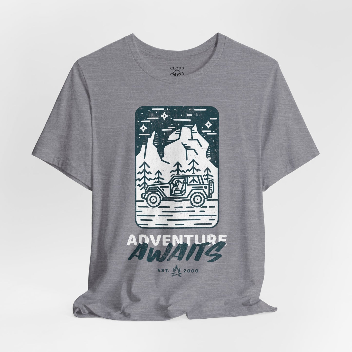 Adventure Awaits Unisex T-Shirt - Premium Outdoor Travel Tee for Explorers
