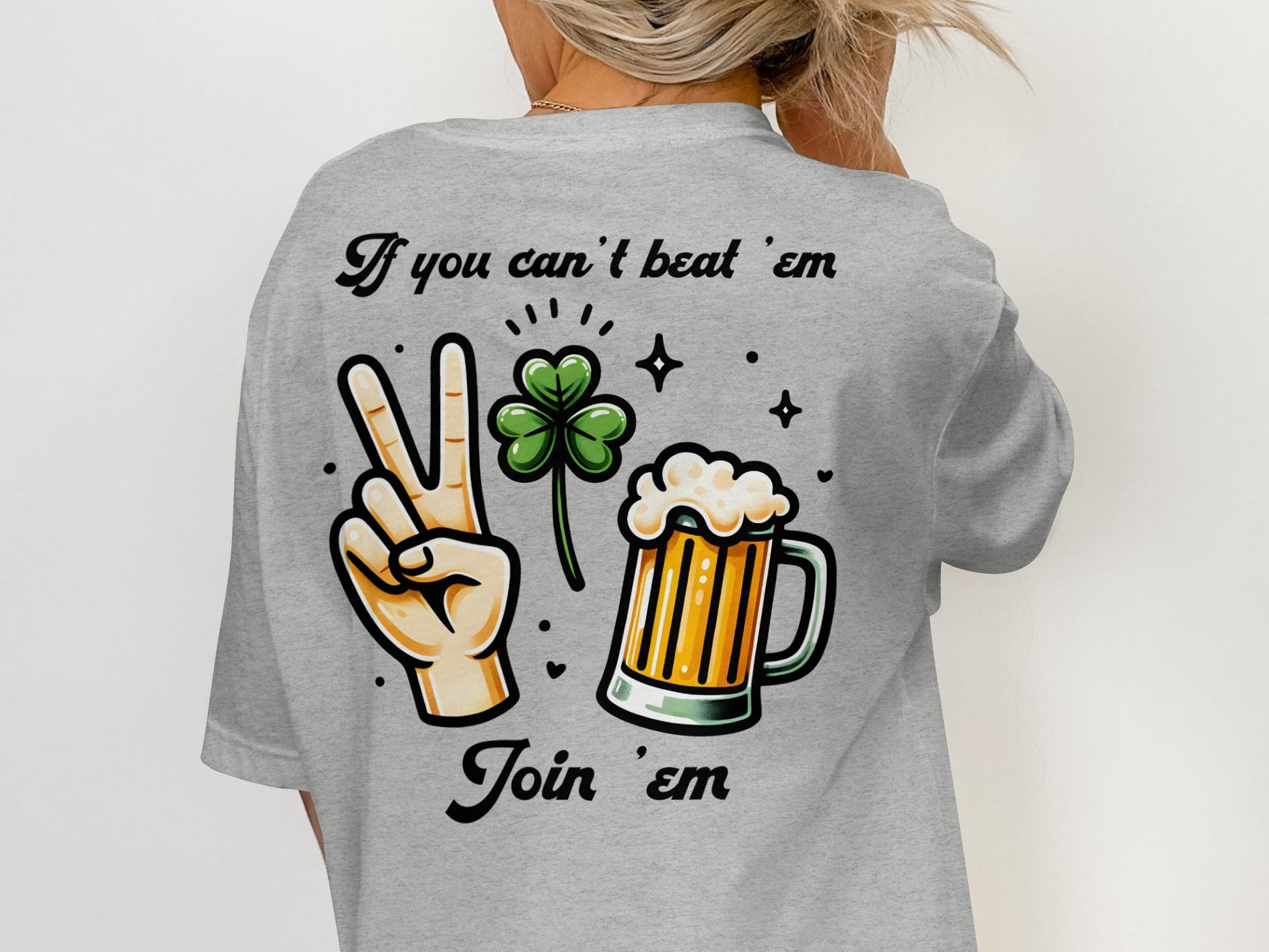 Scrappy Malone's Bar, St Patricks Day, Irish Bar, Shamrock, Retro Pub Sign, Custom Design T-Shirt - Scrappy Malone's Bar 100-Proof Humor - Cloud 16 Clothing Co.