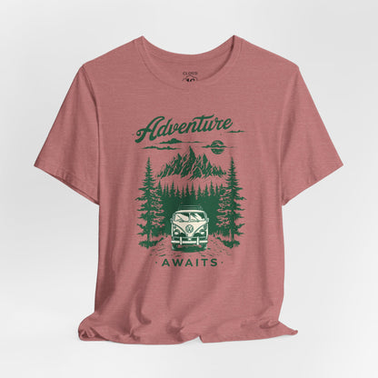 Adventure Awaits Unisex T-Shirt - Premium Travel & Outdoor Apparel