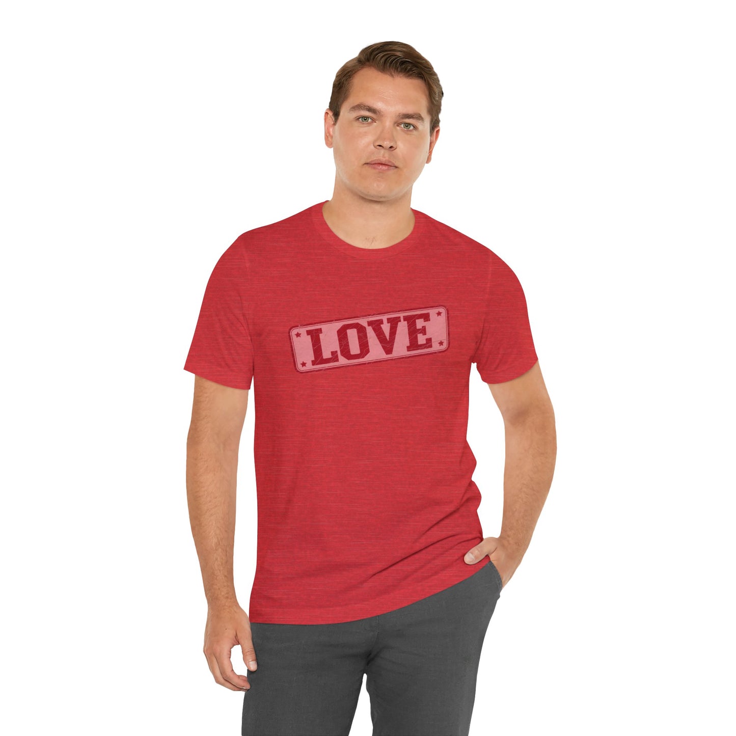 Love T-Shirt - Vintage Distressed Love Graphic Tee