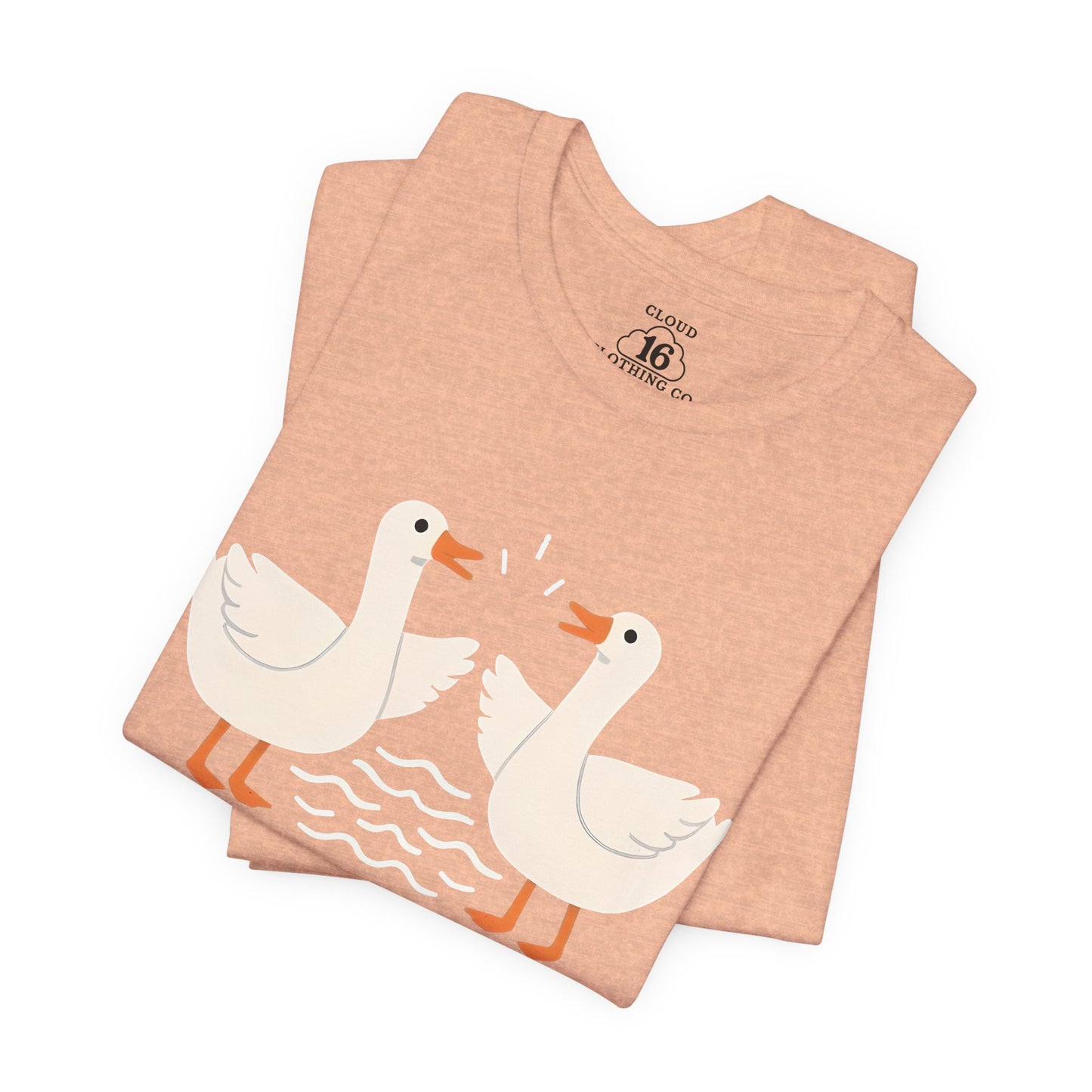 Goose Bumps Funny T-Shirt - Unisex Casual Tee for Animal Lovers