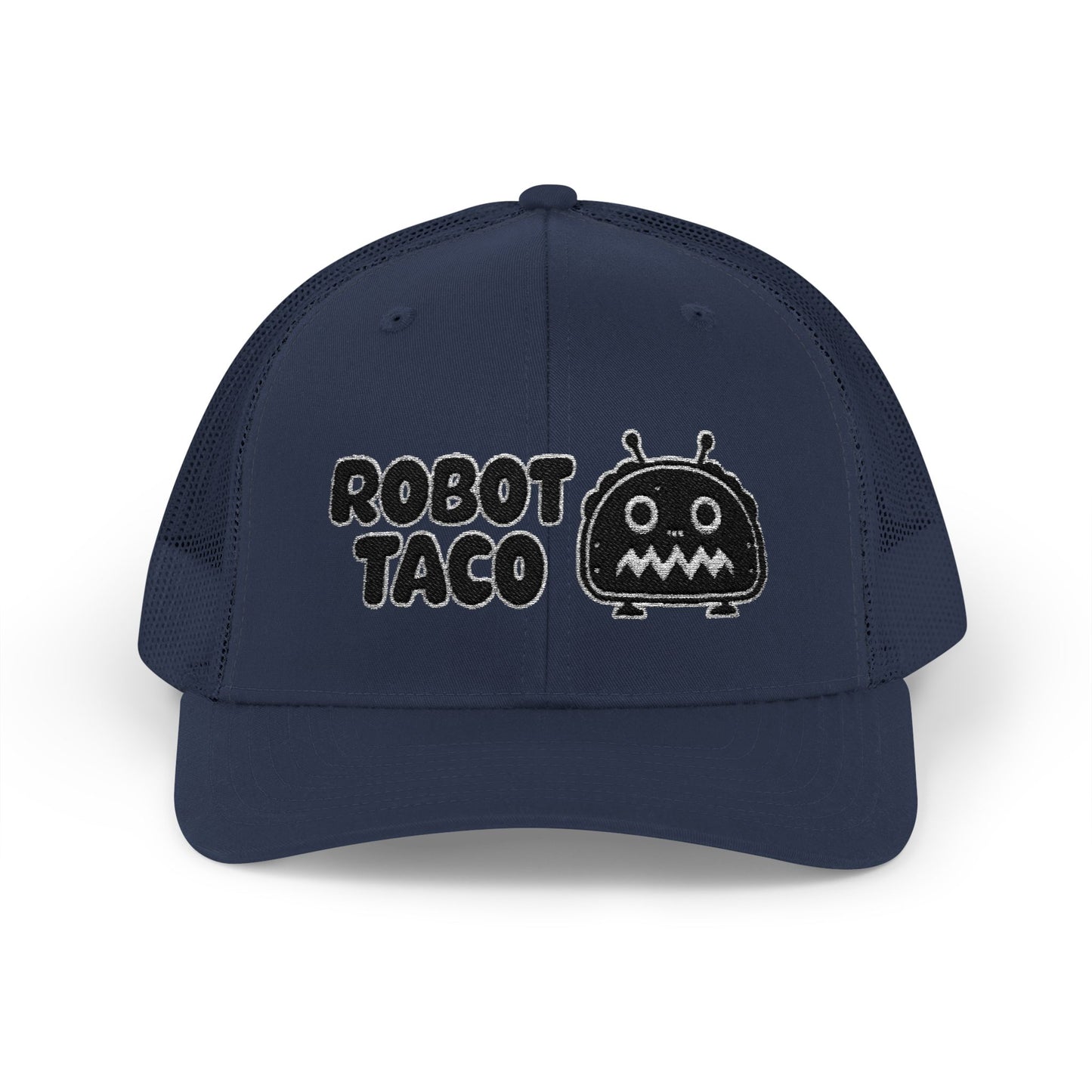 Robot Taco Snapback Trucker Cap - Fun Mesh Hat for Taco Lovers
