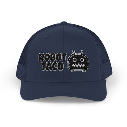 Robot Taco Snapback Trucker Cap - Fun Mesh Hat for Taco Lovers