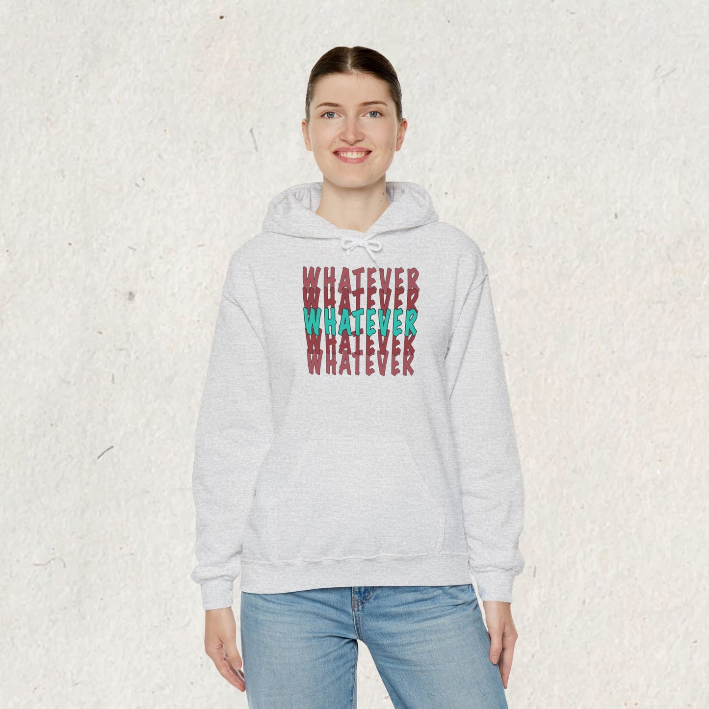 Whatever Unisex Hoodie - Comfortable Casual Sweatshirt for Everyday Wear