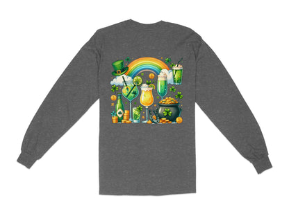 Scrappy Malone's Bar, Shamrock Pub Sign, Irish Bar, St Patricks Day Decor, Green Circle, Irish Pub Signage T-Shirt - Scrappy Malone's Bar 100-Proof Humor - Cloud 16 Clothing Co.