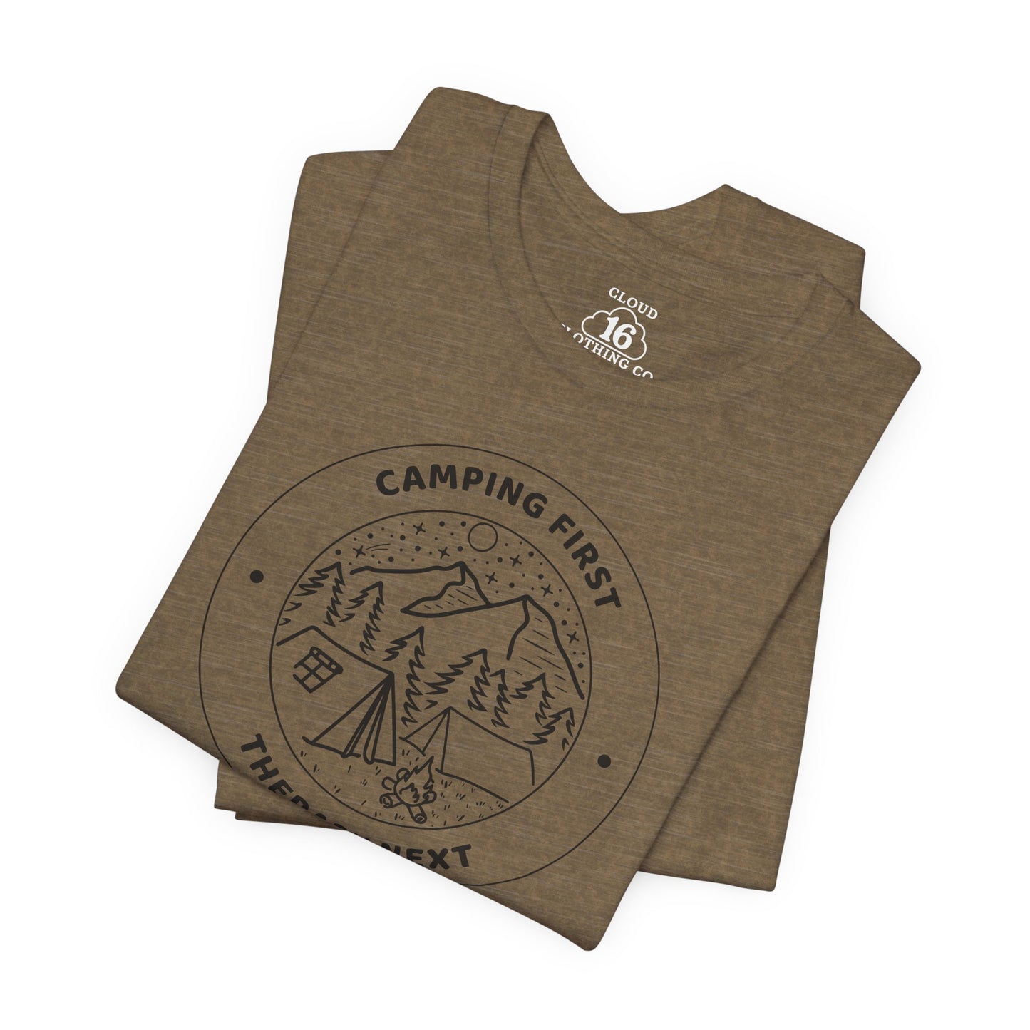Camping Therapy Unisex T-Shirt - Nature Lover Gift for Outdoor Adventures