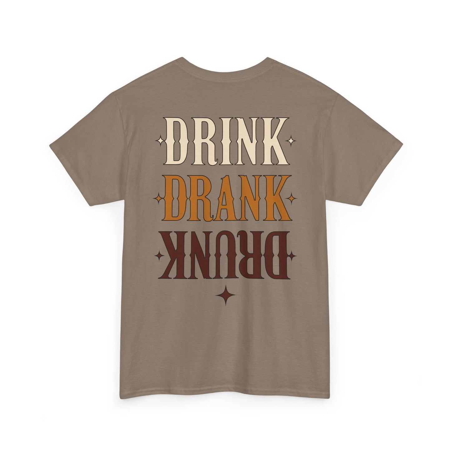 Scrappy Malone's Relaxed Fit 'Drink Drank Drunk' Funny T-Shirt - Unisex Cotton Tee